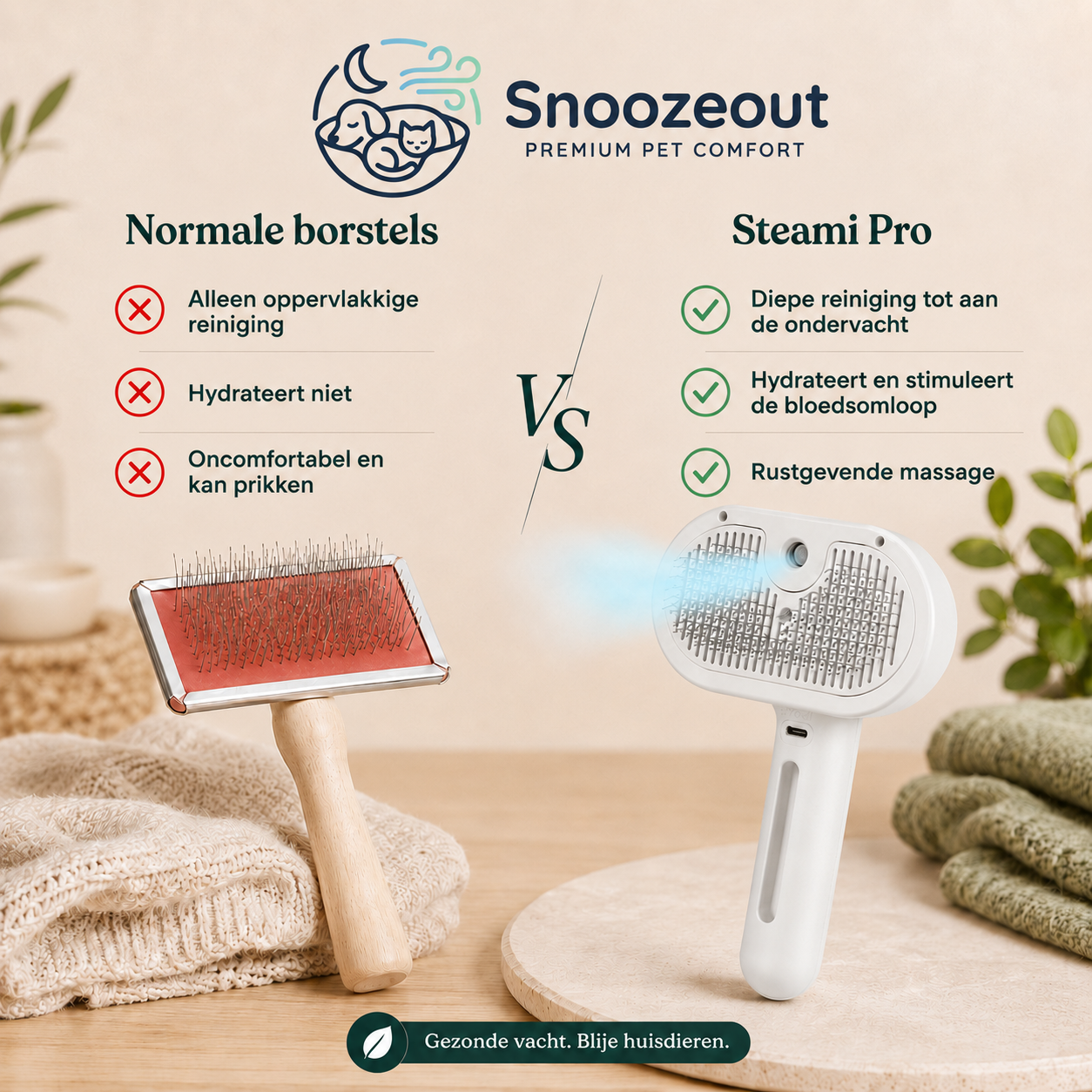 Vacht- & Pootverzorgingsset voor Hond & Kat