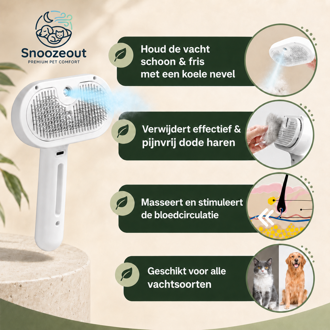 Frisse Vacht Starterset - Borstel & Shampoo Druppels